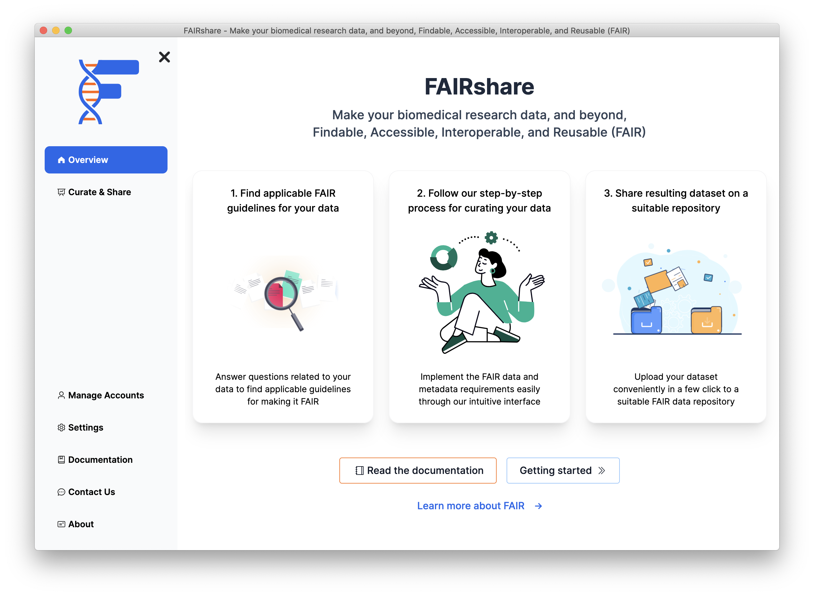 FAIRshare macOS screenshot